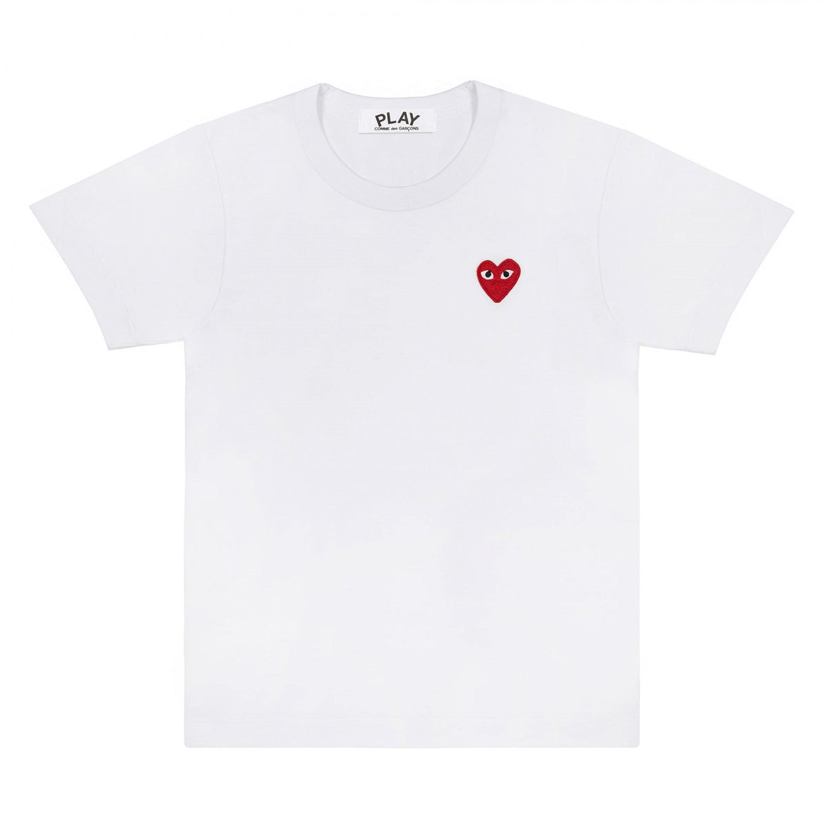 CDG PLAY T-Shirt ¨C White, Red Heart