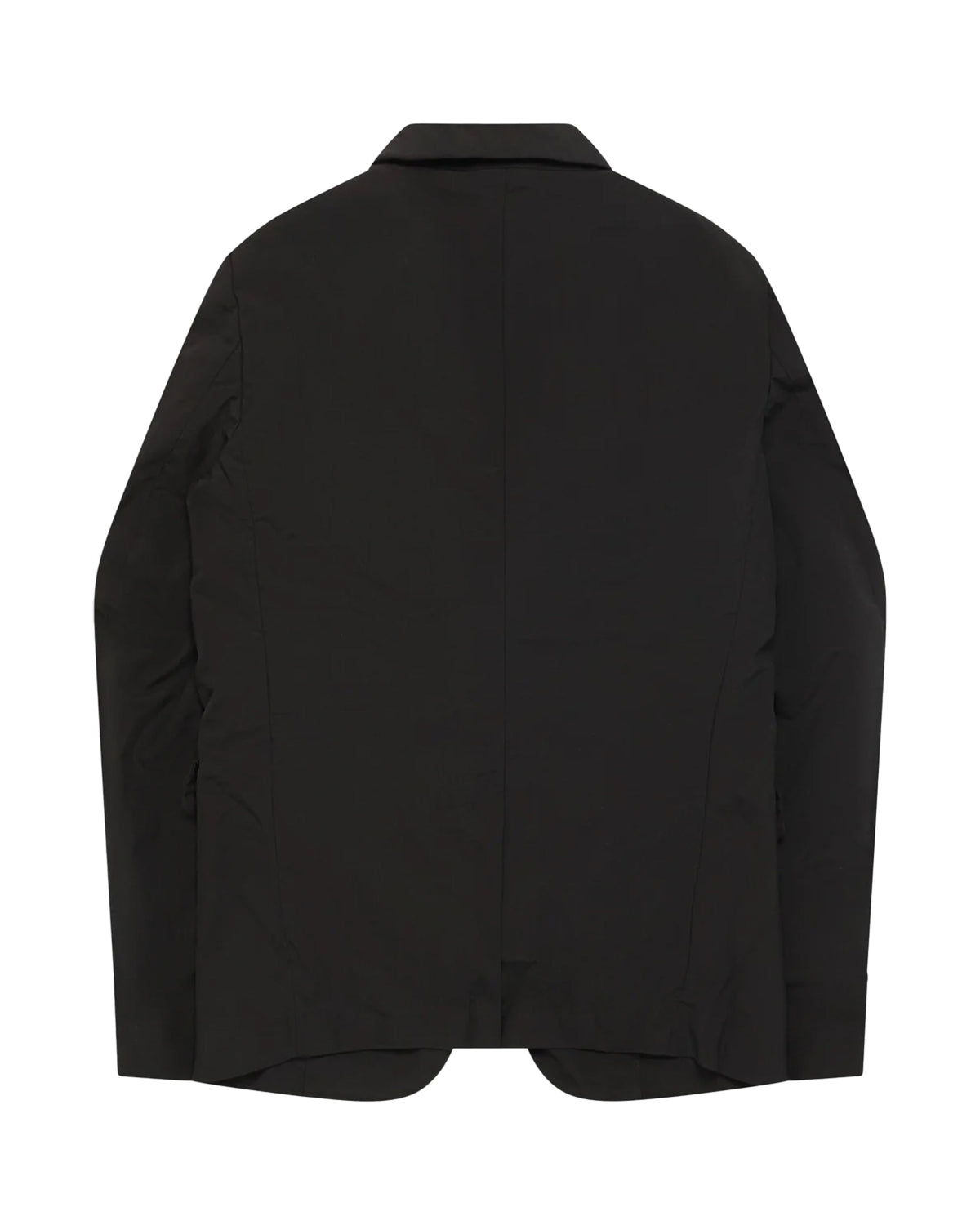Black CDG Ruffle Blazer