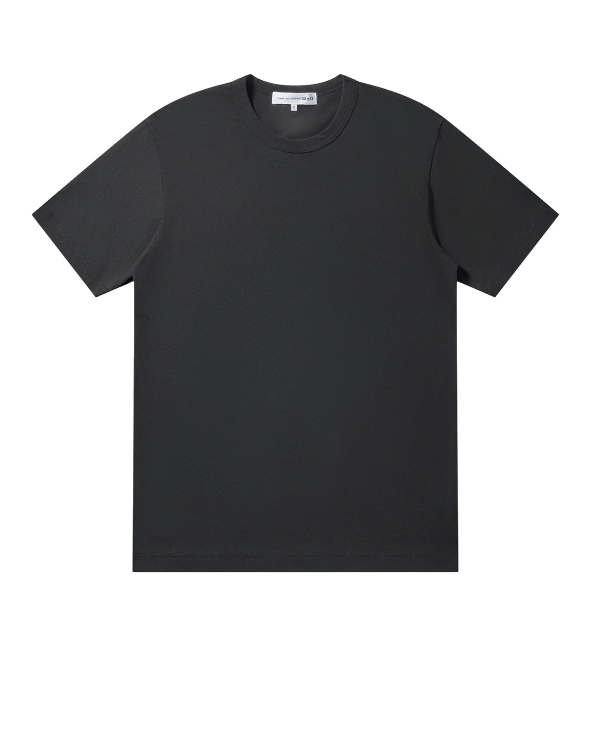 CDG SHIRT Logo T-shirt ¨C Black ¨C White printed detail
