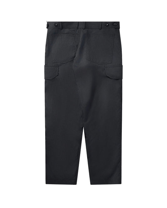 CDG SHIRT Side Pockets Dobby Stripes Pants ¨C Black