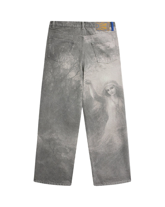 Rassvet Nymph Baggy Denim Pants ¨C Black