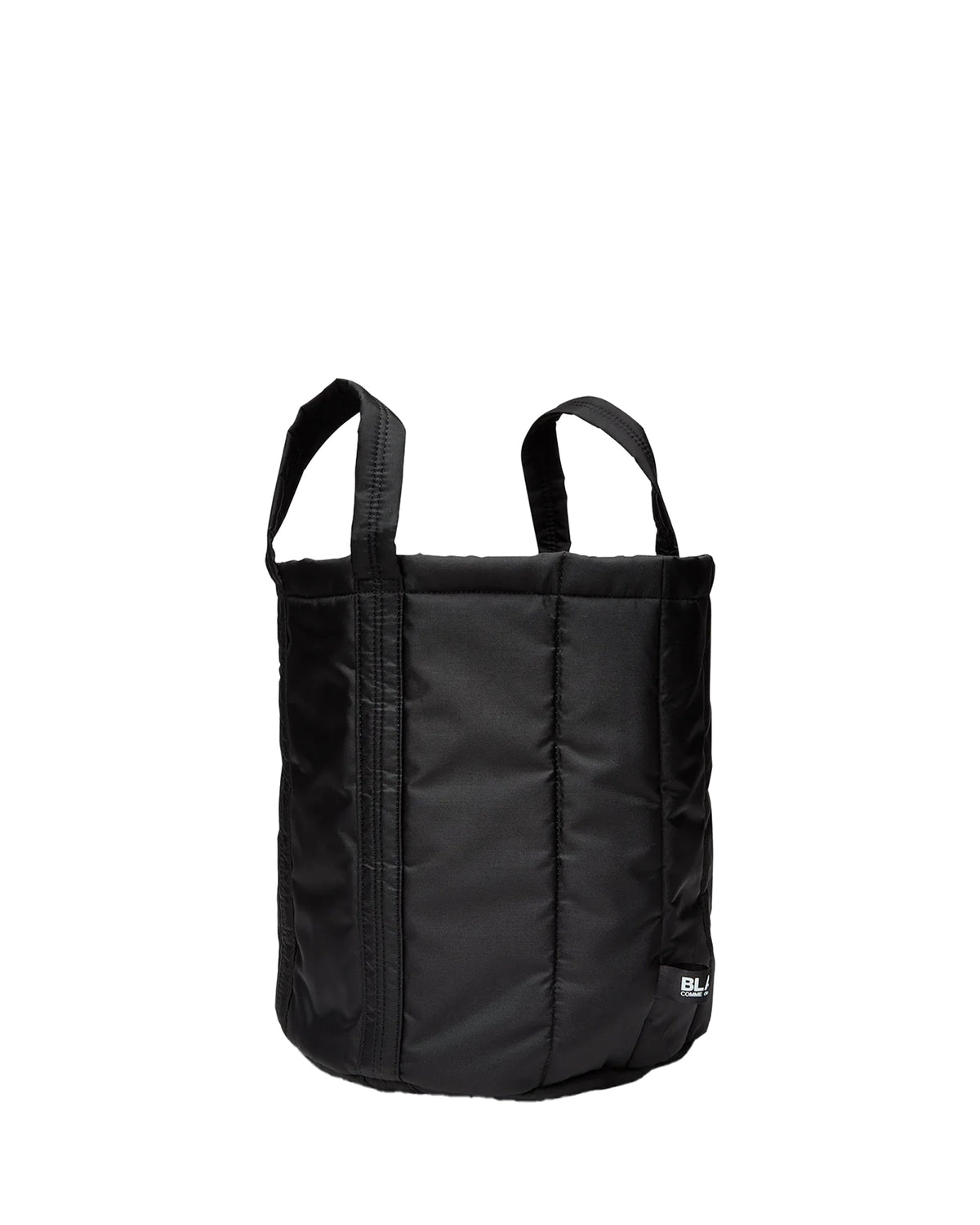 Black CDG Small Circular Tote Bag