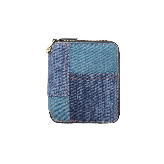 CDG Wallet Denim Pocket Serie SA2100DP Zip Around Wallet ¨C Blue