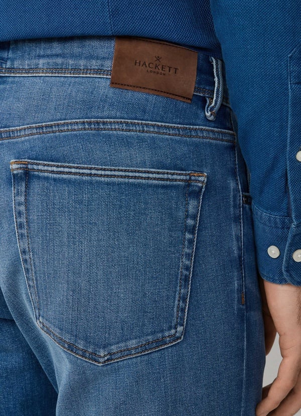 Classic Fit Lux Light Wash Denim