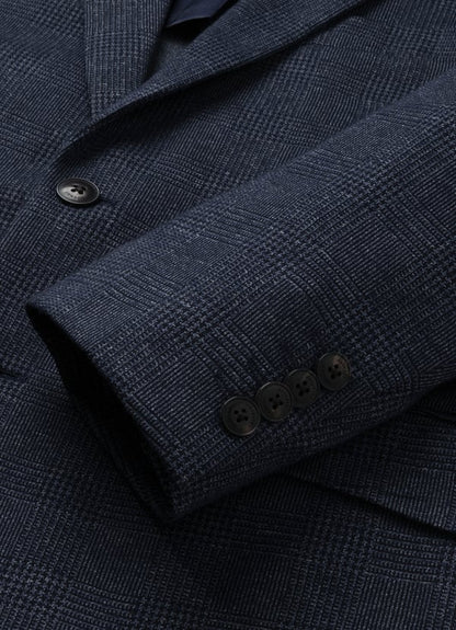 Jersey Glencheck Blazer