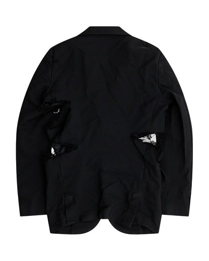 Black CDG Gabardine Jacket