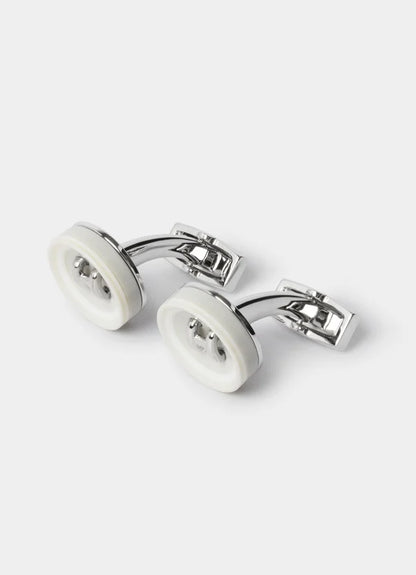 H Button Cufflinks