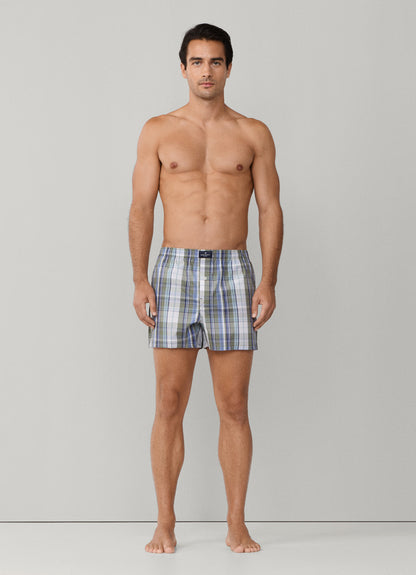 Two Pack Check Boxer