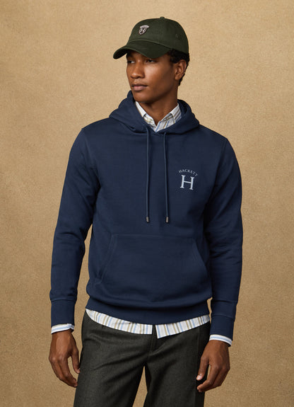Classic Fit Branded Hooded Sweat