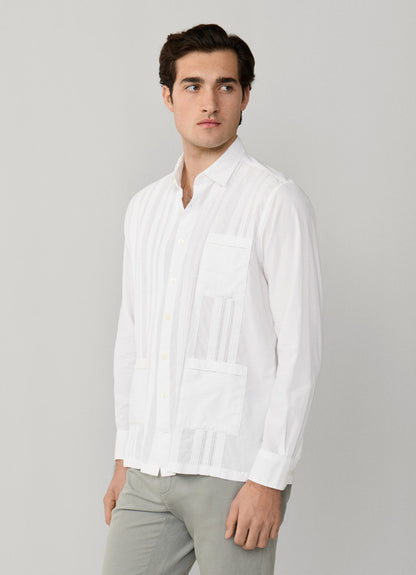 Classic Fit Guayabera Shirt