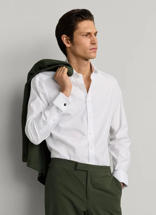 Tailored Fit Formal Pinpoint Shirt