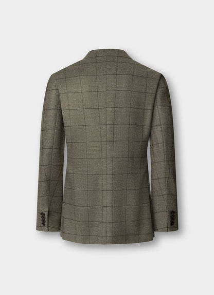 Wool Windowpane Blazer