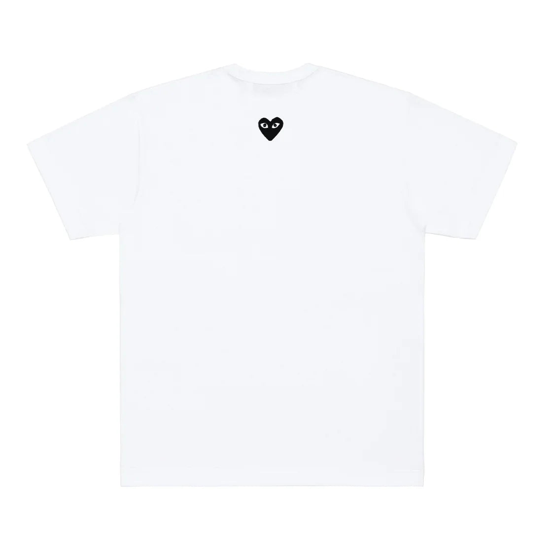 CDG PLAY T-Shirt Heart on Back ¨C White, Black Heart