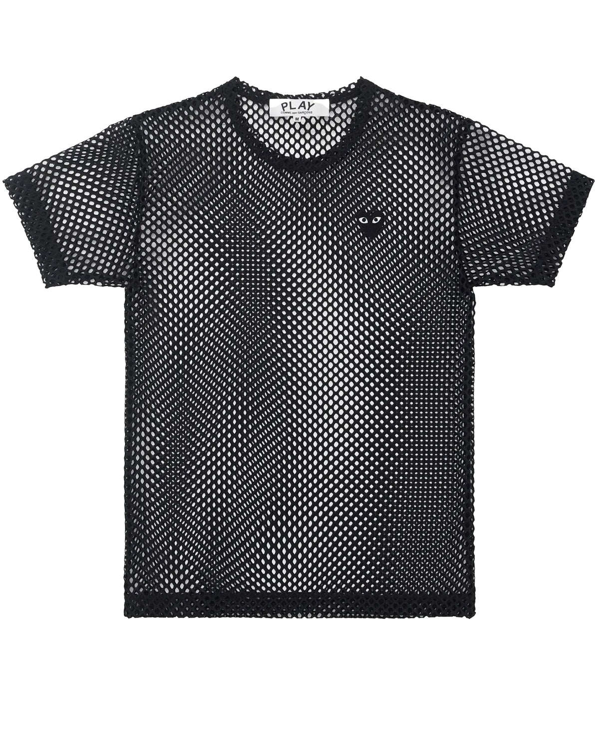 CDG PLAY Mesh T-Shirt ¨C Black, Black Heart