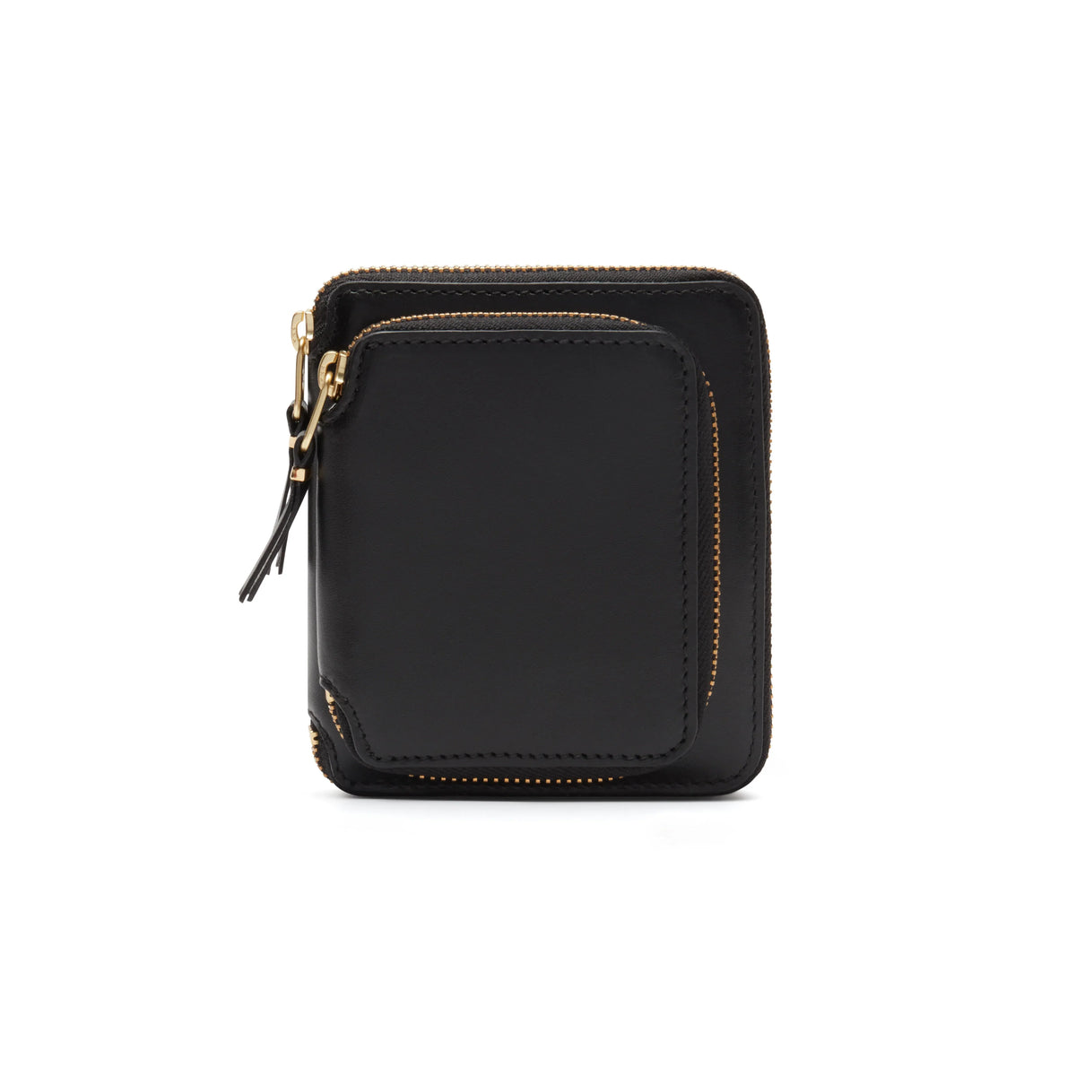 CDG Wallet Outside Pocket Line SA2100OP Zip Around Wallet ¨C Black