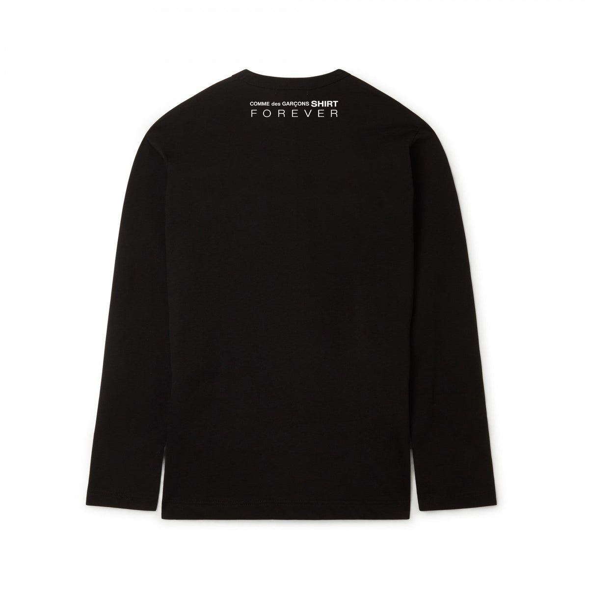 CDG SHIRT FOREVER Men's Long-Sleeve T-Shirt with Back Print ¨C Black