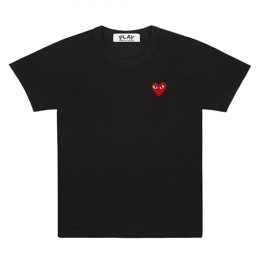 CDG PLAY T-Shirt ¨C Black, Red Heart