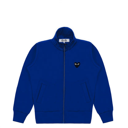 CDG PLAY Zip Track Jacket ¨C Blue, Black Heart