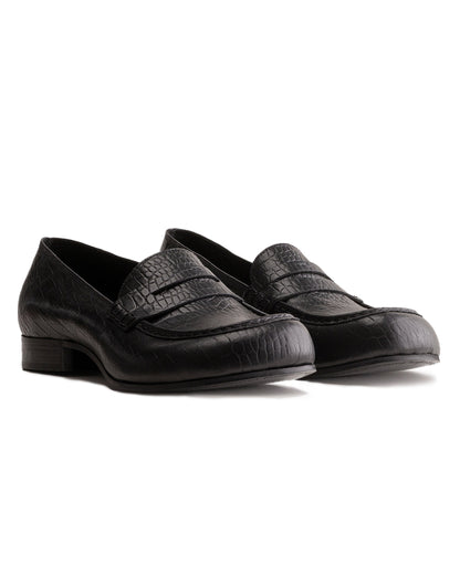 Phileo 079 Mocassin Crocodile