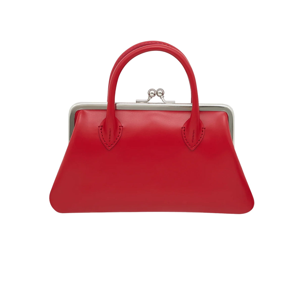 CDG Wallet Clasp Handles Line SA0302CH Kiss Clasp Wallet ¨C Red