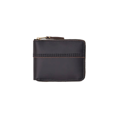CDG Wallet Triple Stitch Serie SA7100TS Zip Around Wallet ¨C Black