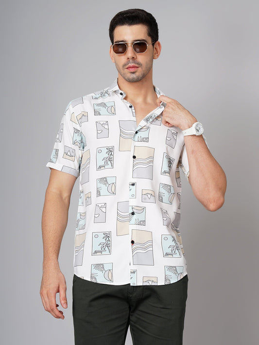 Coast White Grey Shirt