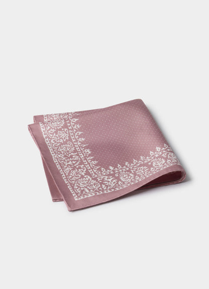 Dot Cotton Silk Pocket Square