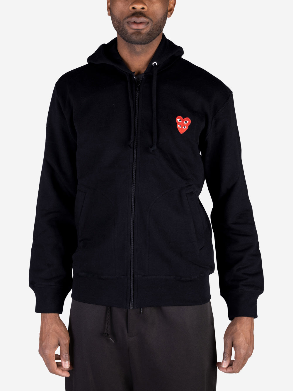 Zip hooded sweatshirt
