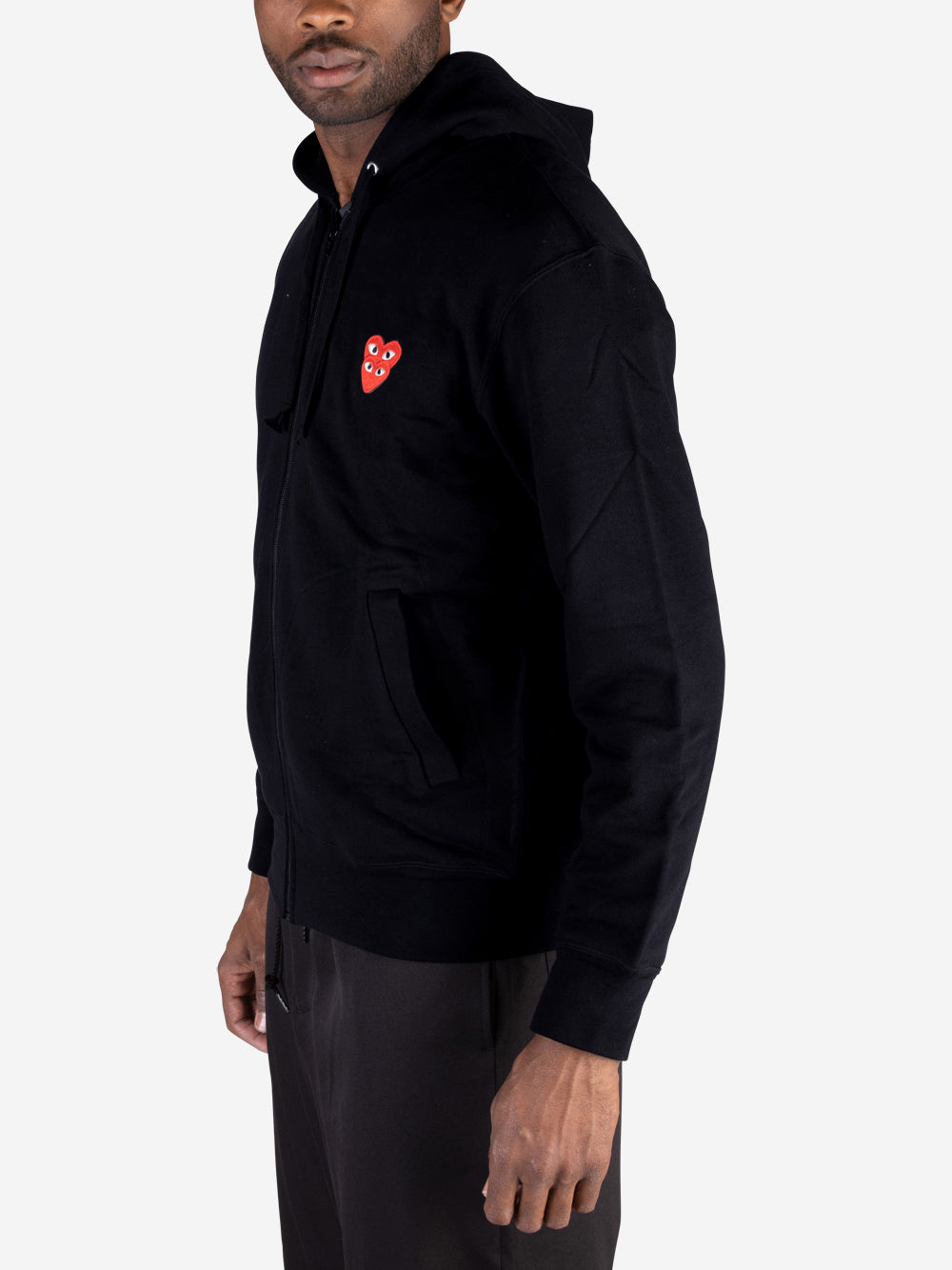 Zip hooded sweatshirt