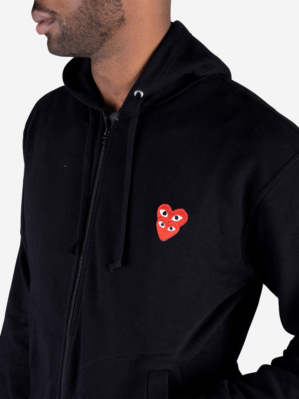 Zip hooded sweatshirt