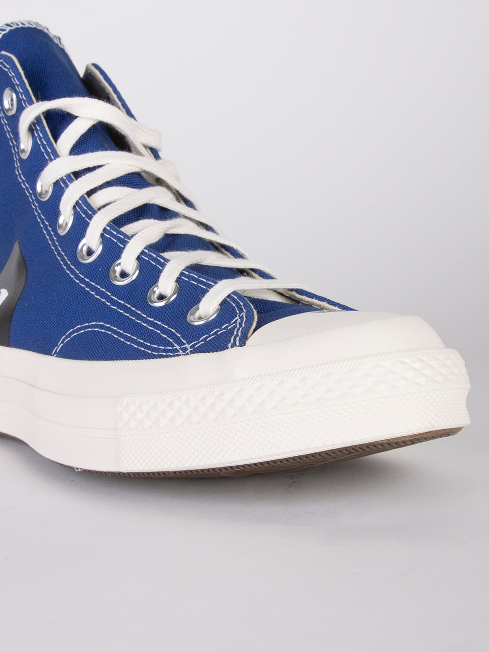 Chuck 70 HI blue with heart x CDG
