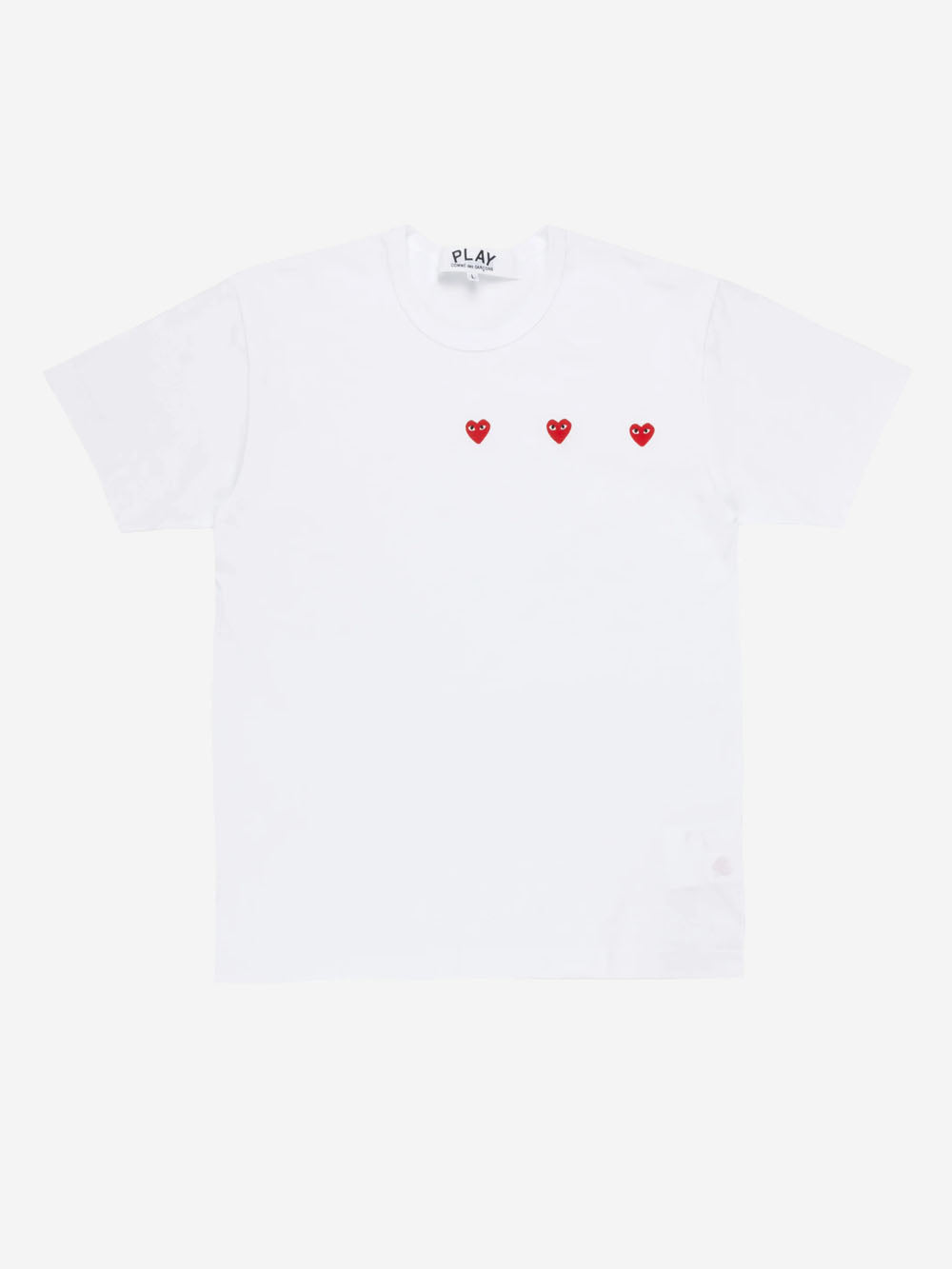 White multi heart T-shirt