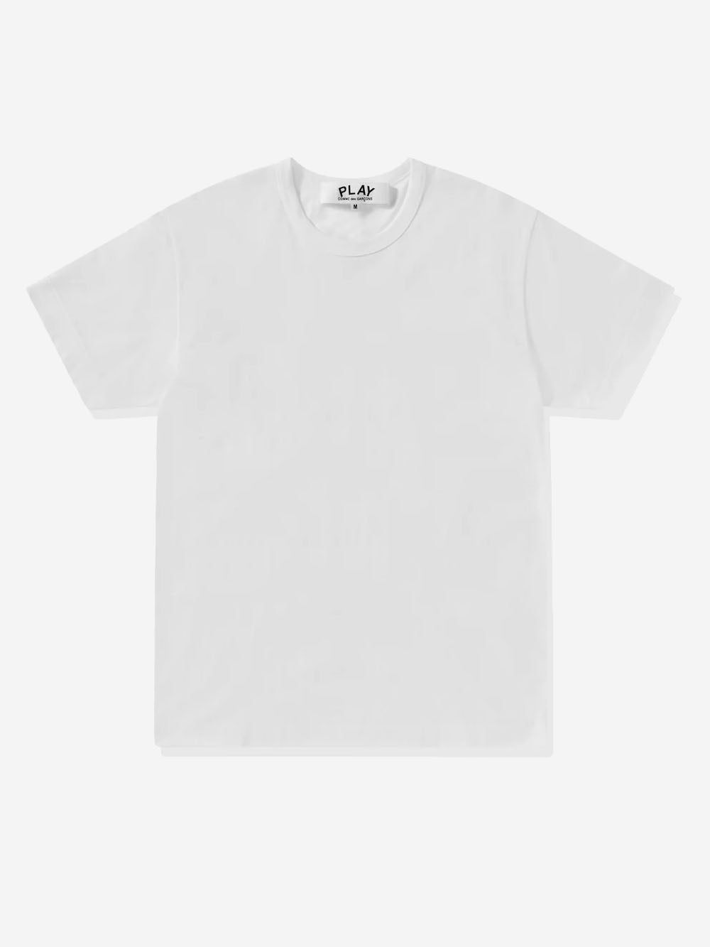 White T-shirt with reverse heart