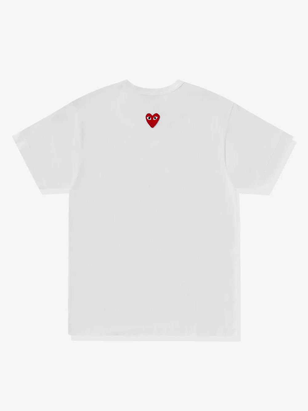 White T-shirt with reverse heart