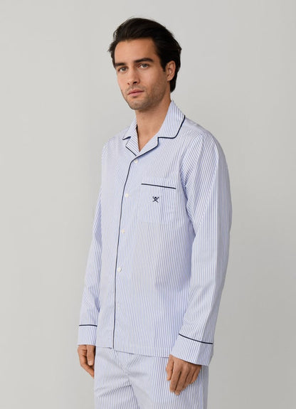 Striped Woven Pyjama Set