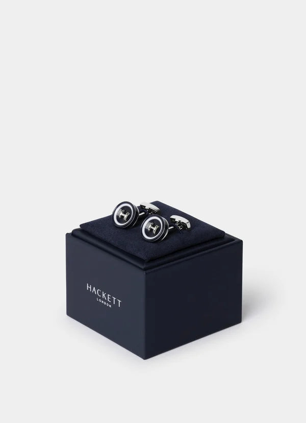 H Button Cufflinks