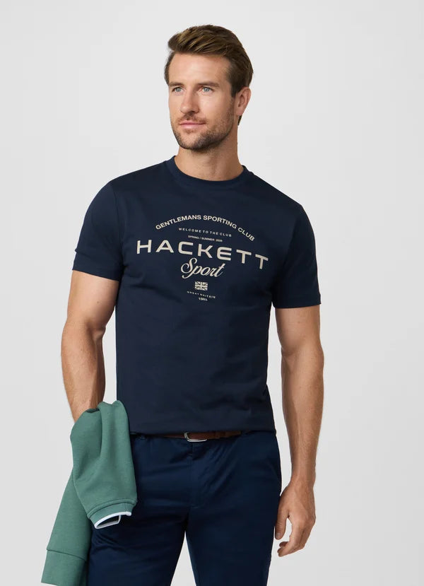 Classic Fit Branded Club Graphic T-Shirt