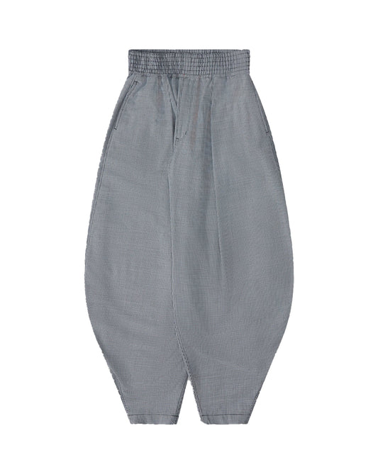BLACK CDG Houndstooth Balloon Pants ¨C Black
