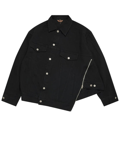 Black CDG Bias Cut Jacket