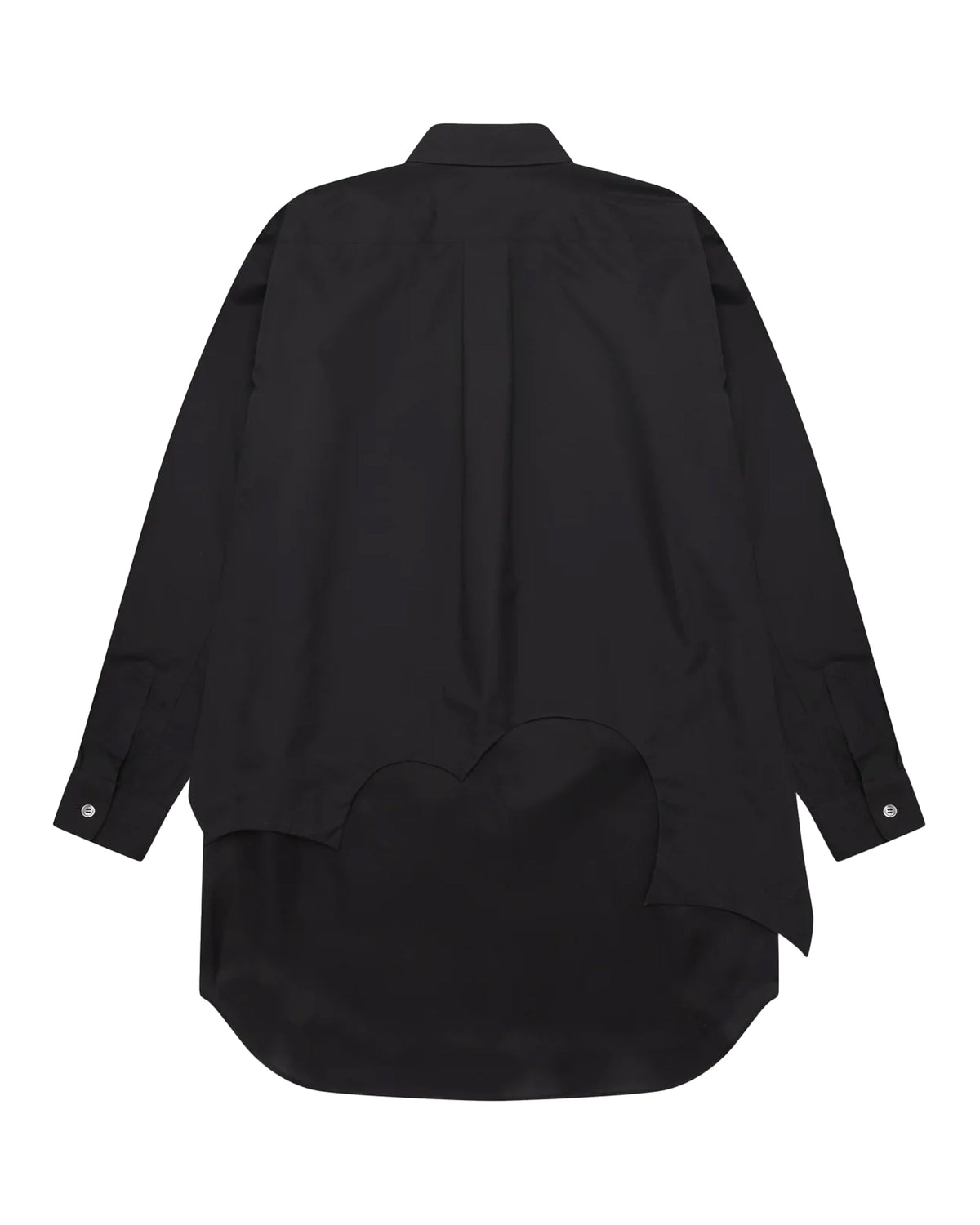 Black CDG Double Layer Shirt