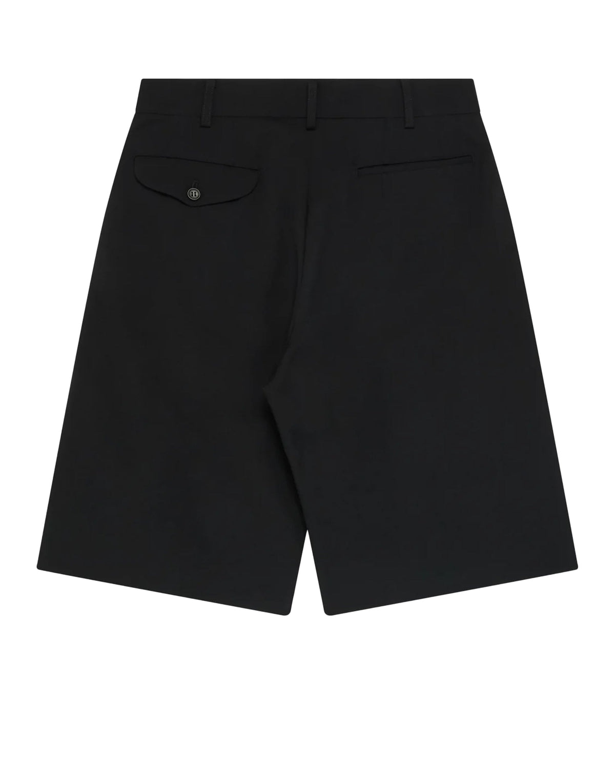 Black CDG Pleated Shorts