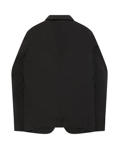 Black CDG Ruffle Blazer