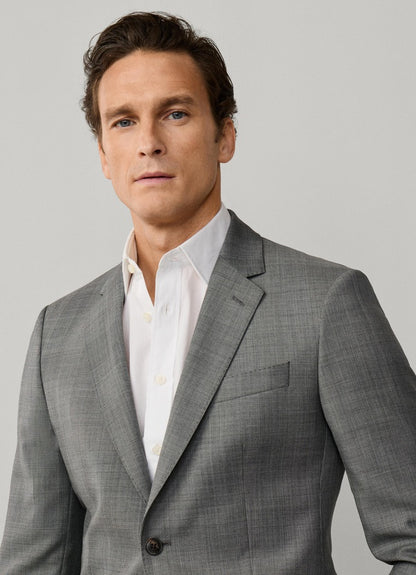 Wool Glen Check Suit - Woven In Italy