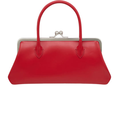 CDG Wallet Clasp Handles Line SA0303CH Kiss Clasp Wallet ¨C Red