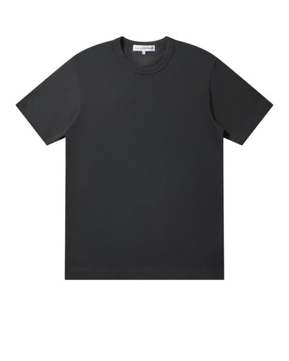 CDG SHIRT Logo T-shirt ¨C Black ¨C White printed detail