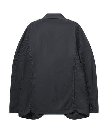 CDG SHIRT Single Breasted Dobby-Stripe Jacket ¨C Black