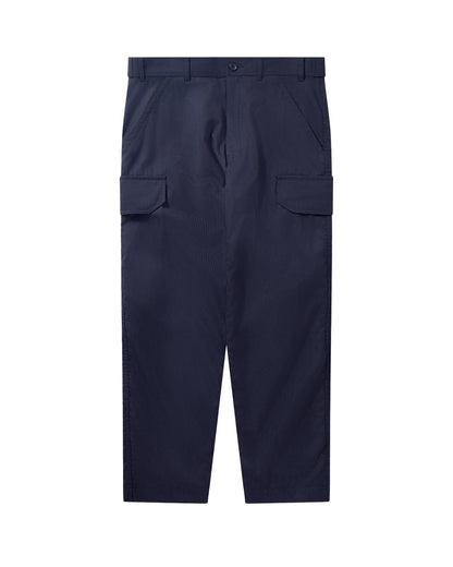 CDG SHIRT Side Pockets Dobby Stripes Pants  ¨C Navy