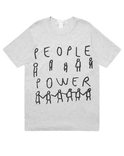 CDG SHIRT People Power T-shirt