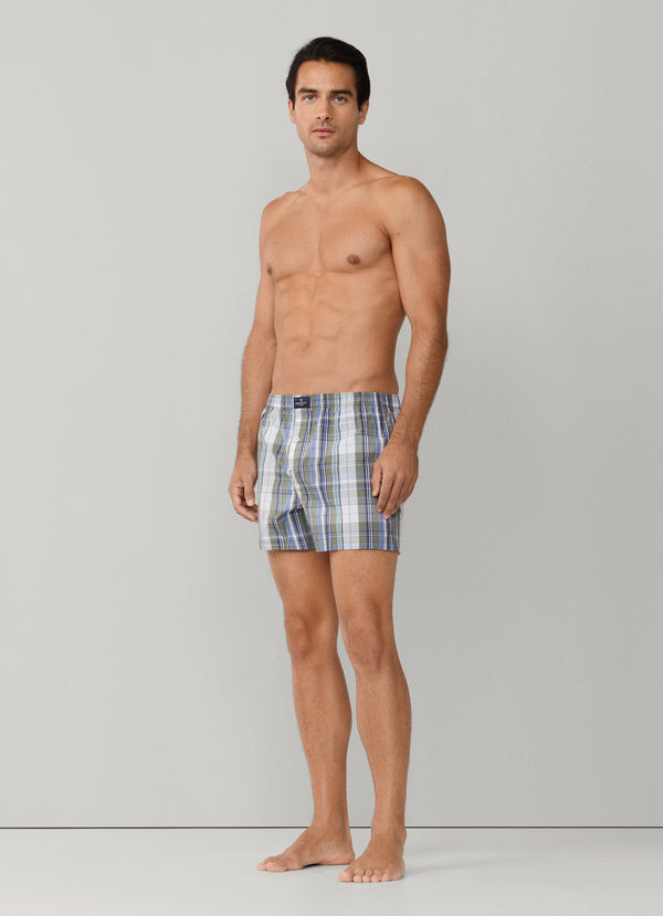 Two Pack Check Boxer