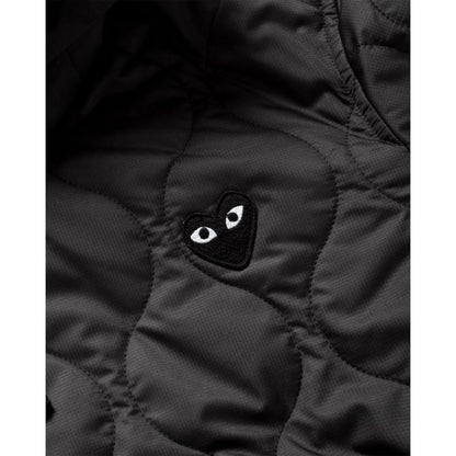 CDG PLAY Hooded Jacket ¨C Black, Black Heart